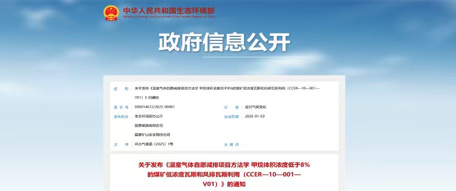 煤矿CCER新机遇！四方仪器乏风瓦斯监测方案保驾护航