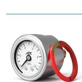 日本ASK高耐振耐腐蝕超小型甘油壓力表