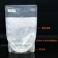 HBJ015-7含225ml0.85%生理鹽水均質(zhì)袋(帶整張濾膜)