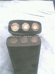 JHSB防水橡套扁電纜3*35JHSB扁電纜3*25