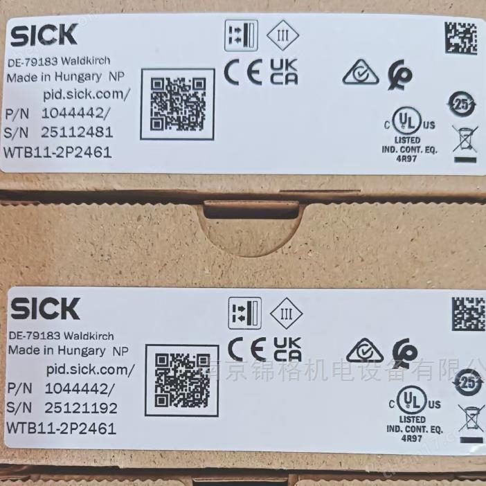 WTB11-2P2461-SICK原裝光電傳感器