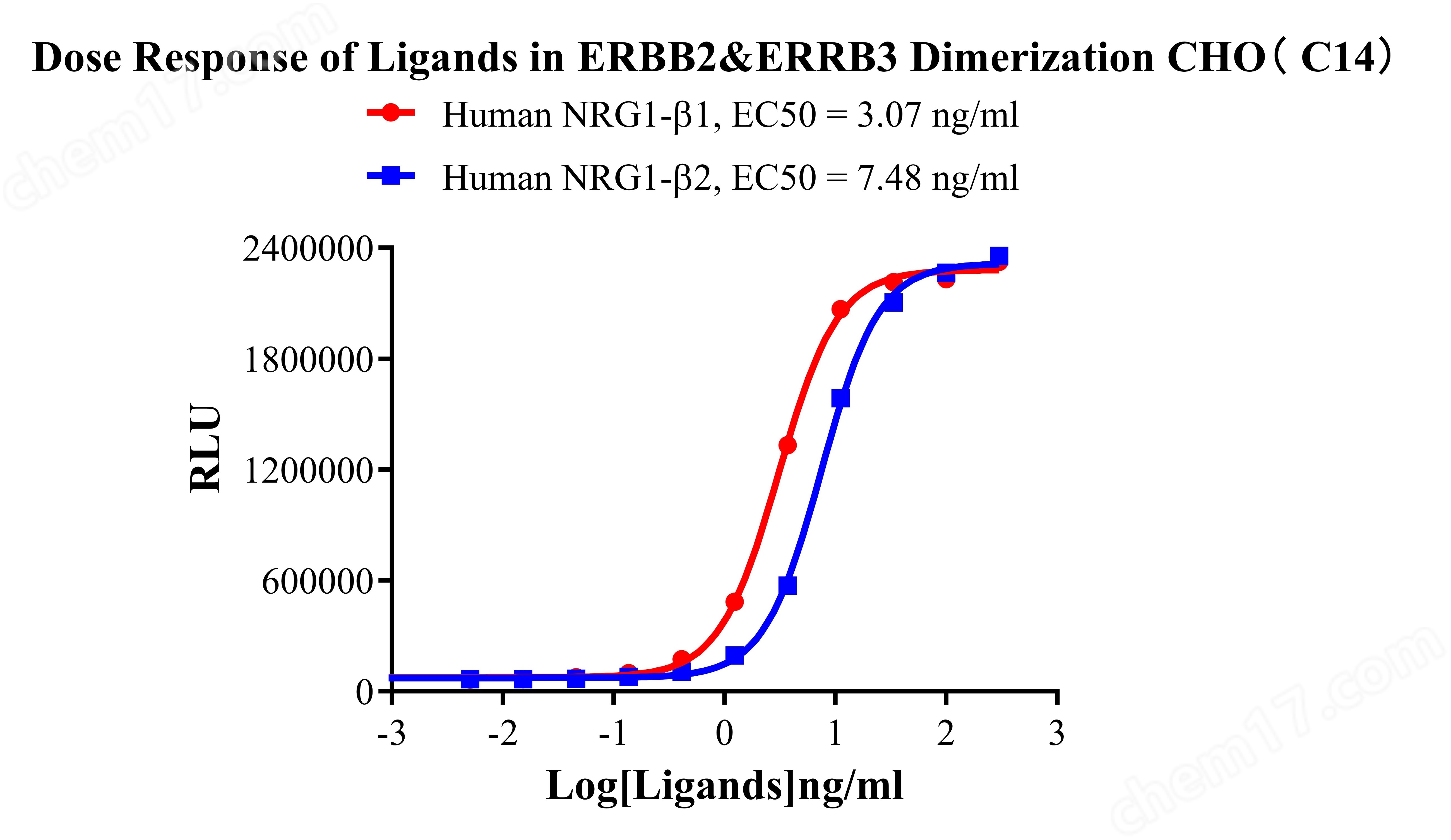 ERBB2&ERBB3 Dimerization CHO