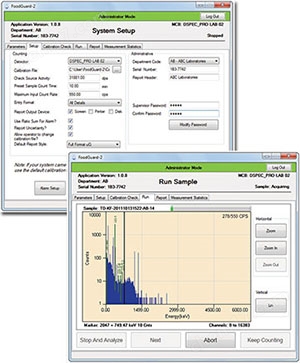 ORTEC Model FoodGuard-2-AK add-on for any ORTEC gamma spectrometry system which is already using GammaVision software