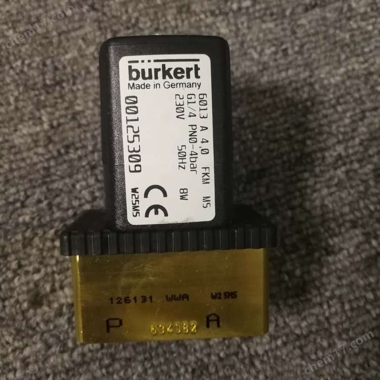 德國寶德burkert 6013電磁閥00125309burkert6013