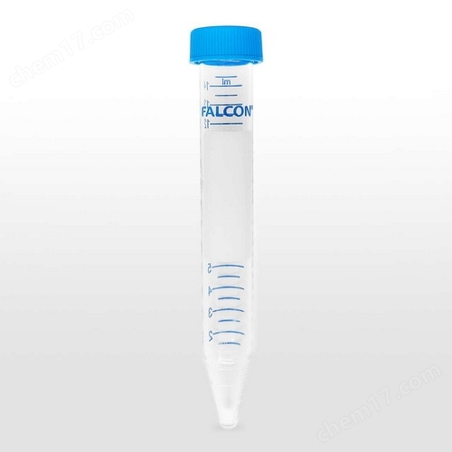 BD 錐形離心管 尖底圓蓋15ml聚苯乙烯352095