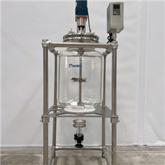 30L玻璃分液器  單層玻璃反應釜