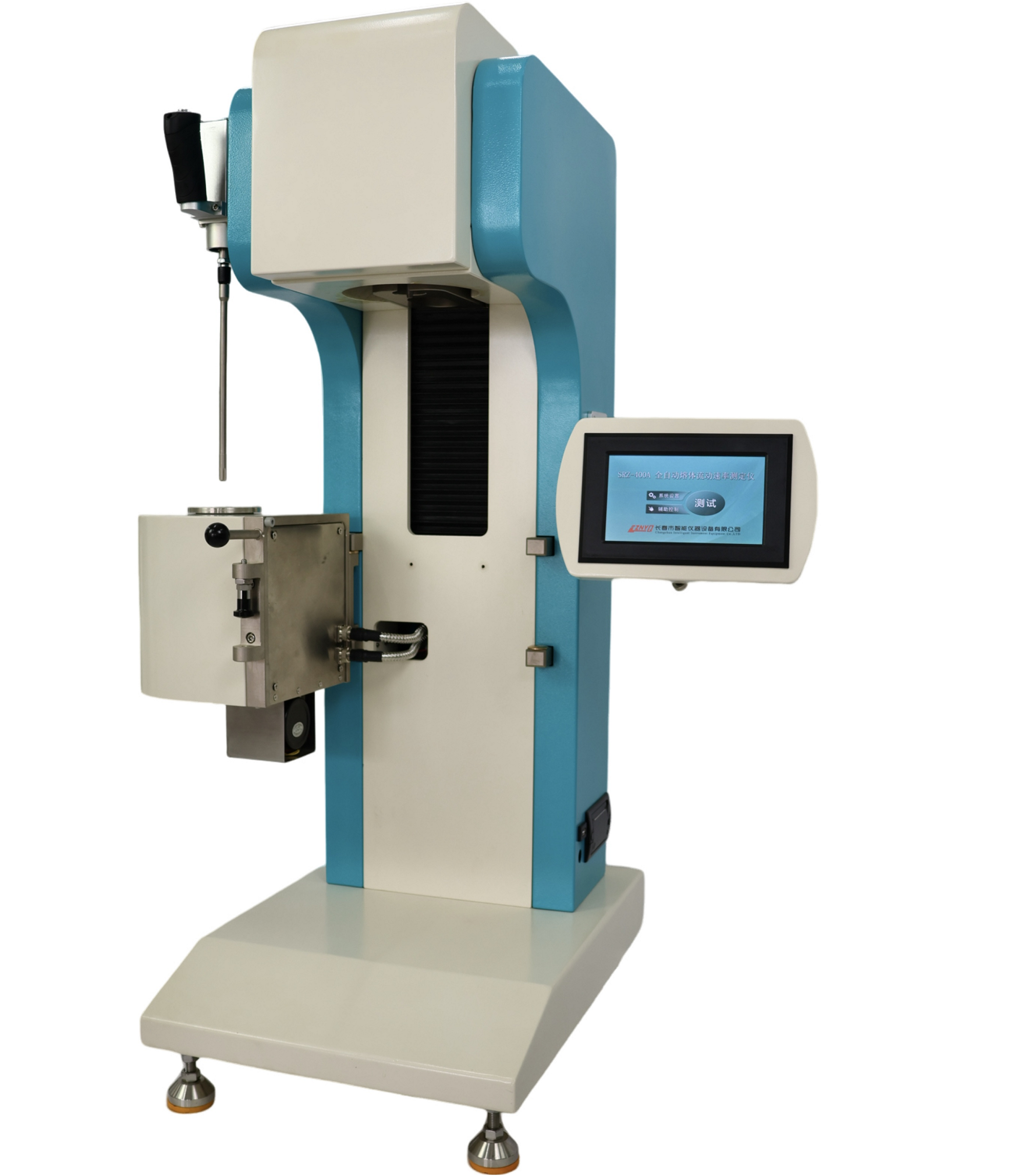 图片7.png 一款可以自动升降、挑选和加载砝码的熔融指数仪