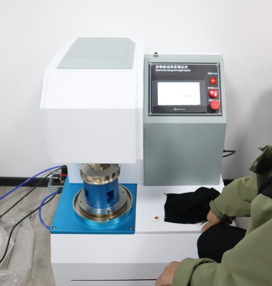 織物脹破儀：上海xx公司到訪上海誠衛參觀考察設備