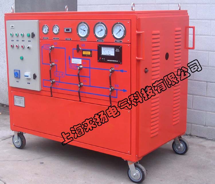 LYGS-3000型SF6回收裝置(水紋)(1).jpg 電力行業(yè)使用設(shè)備“SF6氣體沖放及回收裝置